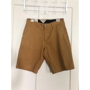 Men's Volcom Tan Shorts - Size 31